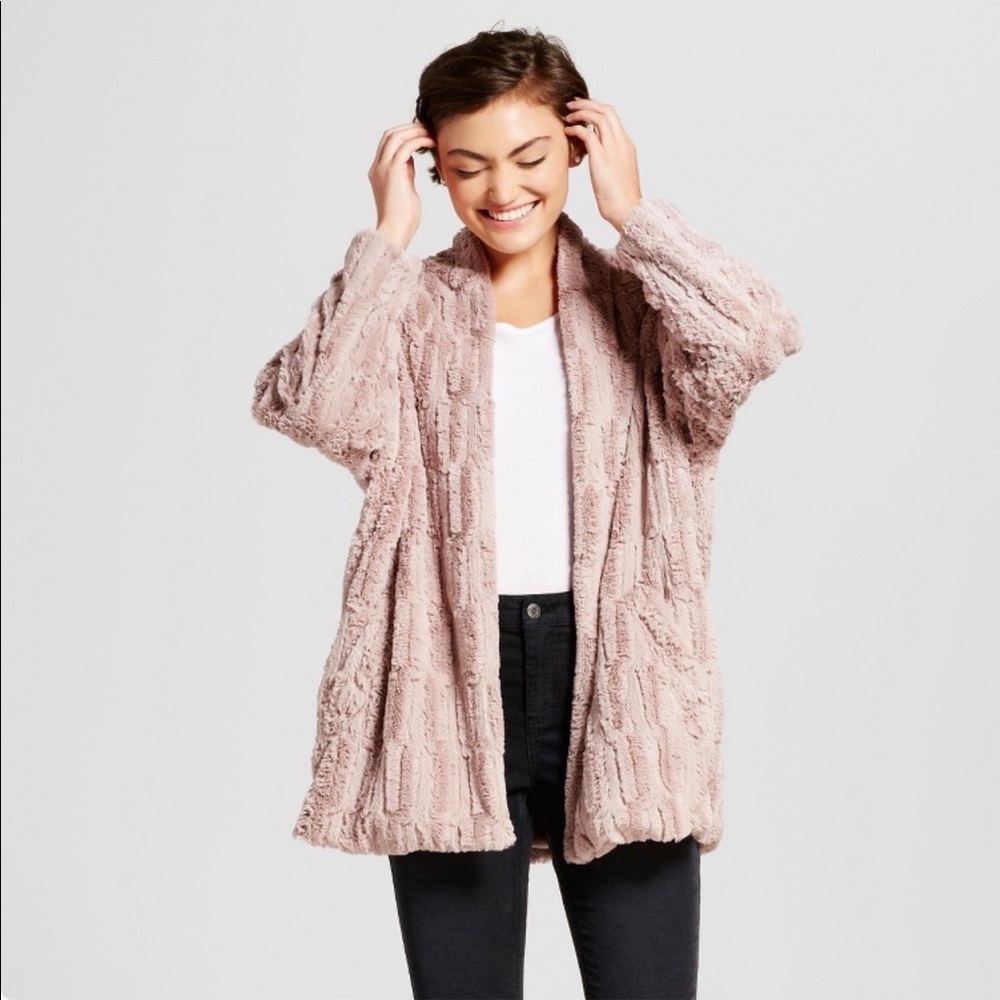 FOUND!! ISO: Xhilaration mauve textured faux fur coat